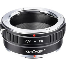 Load image into Gallery viewer, K&amp;F Concept Lens Mount Adapter Compatible with Contax/Yashica (Also Know as c/y) Lens to Fujifilm X-Pro1 Mirrorless Camera
