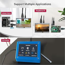 Load image into Gallery viewer, ELECROW 5 Inch Touchscreen for Raspberry Pi Screen 800x480 TFT LCD Screen Monitor Compatible with Raspberry Pi 5 4 3 Black Banana Pi Jetson Nano Windows 11 10 8 7
