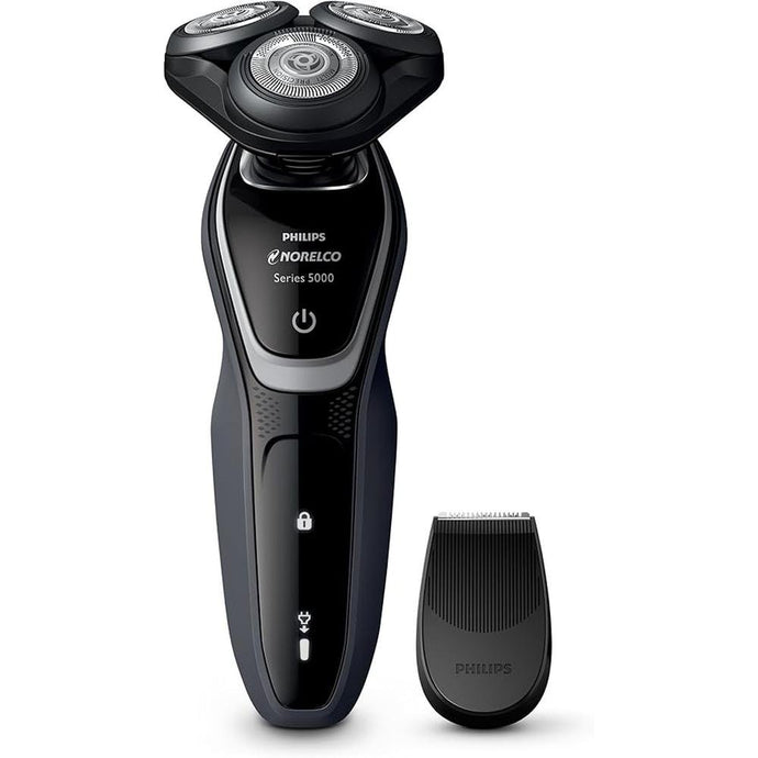 Philips Norelco Electric Shaver 5100 Wet & Dry, S5210/81, with Precision Trimmer For Men