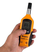 Load image into Gallery viewer, Digital Psychrometer - Handheld Temperature and Humidity Meter Gauge with Dew Point and Wet Bulb Temperature - Battery Included
