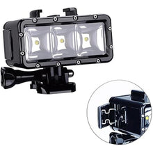 Load image into Gallery viewer, Suptig XShot Dimmable Waterproof (45m) LED Video Light for GoPro Cameras
