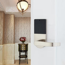 Load image into Gallery viewer, HAIFUAN Digital Door Lock,Unlock with M1 Card, Code and Key,Default for Left Hand Orientation Nickel Brush
