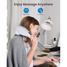 Load image into Gallery viewer, RENPHO Rechargeable Handheld Back Massager, Cordless Electric Neck Massage Tool for Shoulder, Foot, Leg, Calf, FSA &amp; HSA Eligible, Gifts for Women and Men
