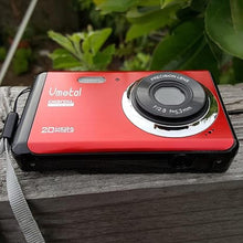 Load image into Gallery viewer, Mini Digital Camera Rechargeable FHD 1080P 20MP Camera, Vmotal Video Camera Digital Students Cameras with 2.8 inch TFT LCD 8X Digital Zoom Compact Camera (Red)
