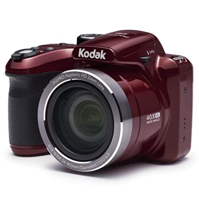 Kodak AZ401RD Point & Shoot Digital Camera with 3