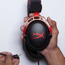 Load image into Gallery viewer, HyperX Cloud Alpha - Gaming Headset, Dual Chamber Drivers, Legendary Comfort, Aluminum Frame, Detachable Microphone, Works on PC, PS4, PS5, Xbox One/ Series X|S, Nintendo Switch and Mobile – Red
