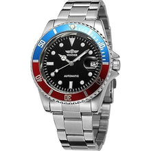 Load image into Gallery viewer, MASTOP Men Automatic Mechanical Watches Full Steel Waterproof Mens Watches with Calendar
