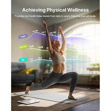 Load image into Gallery viewer, FITINDEX Smart Scale for Body Weight, Bluetooth Body Fat Scale with BMI, Muscle Mass, Body Composition, Digital Bathroom Scale, 400lb - FSA HSA Eligible, White
