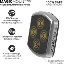 Load image into Gallery viewer, Scosche MPDRND-SP MagicMount Pro Magnetic Car Phone Holder - Strong Magnet Mount for iPhone and Android - Secure Magnetic Mount for Car Dashboard - Universal 360° Adjustable Mobile Cell Holder
