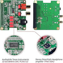 Load image into Gallery viewer, InnoMaker Raspberry Pi HIFI DAC HAT PCM5122 HIFI DAC Audio Card Expansion Board for Raspberry Pi 5 4 3 B+ Pi Zero etc. (DAC HAT)
