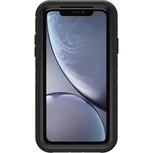 Load image into Gallery viewer, OtterBox iPhone XR Defender Series Case - BLACK, rugged &amp; durable, with port protection, includes holster clip kickstand
