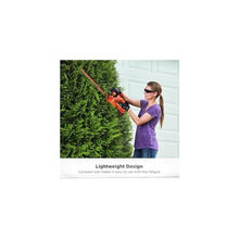 Load image into Gallery viewer, BLACK+DECKER 20V MAX Hedge Trimmer, Cordless, 18 inch Blade, Reduced Vibration, Battery and Charger Included (LHT218C1)
