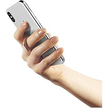 Load image into Gallery viewer, iRing Link, Made in Korea, Wireless Charging Friendly Phone Holder - Cell Phone Ring Grip Finger Holder and Stand Compatible with iPhone, Galaxy, and Other Smartphones(Silver)
