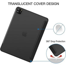 Load image into Gallery viewer, JETech Case for iPad Pro 11-Inch, 2022/2021/2020/2018 Model (4th/3rd/2nd/1st Generation), Compatible with Pencil, Cover Auto Wake/Sleep (Black)
