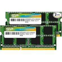 Load image into Gallery viewer, Silicon Power DDR3L 16GB (2x8GB) RAM 1600MHz (PC3 12800) 204 pin CL11 1.35V Non ECC Unbuffered SODIMM Laptop Notebook Memory RAM Module Upgrade
