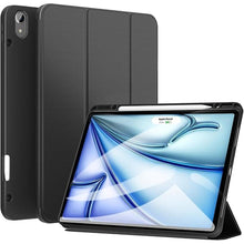 Load image into Gallery viewer, ZtotopCases for iPad Air 13 Inch M2 2024 Case/iPad Pro 12.9 3rd Generation 2018 with Pencil Holder, Lightweight Slim Soft TPU Back Trifold Smart Cover with Auto Sleep/Wake, Black
