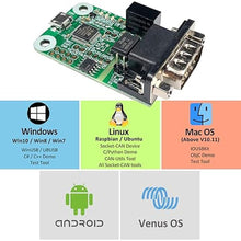Load image into Gallery viewer, USB CAN Converter Module for Raspberry Pi 5/4/Pi3B+/Pi3/Pi Zero(W)/Jetson Nano/Tinker Board and Any Single Board Computer Support Windows Linux Mac OS Android Venus OS
