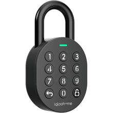 Load image into Gallery viewer, Igloohome Smart Padlock with Silicone Cover Kit (for Indoor Use) – Smart Lock, No WiFi Needed, Grant Remote Access via Bluetooth, Pin Codes &amp; App (Android/iOS) – Lock for Gate, Bike &amp; Locker
