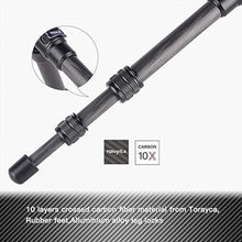 Load image into Gallery viewer, AOKA 15.7in/0.97lb Lightweight Compact Carbon Fiber Tripod with 360° Ballhead Travel Mini Tripod for Mobile Phone and Compact Mirrorless Cameras 28-Inch
