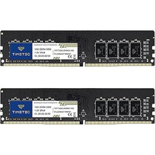 Load image into Gallery viewer, Timetec 32GB KIT(2x16GB) DDR4 3200MHz (or 2933MHz or 2666MHz) PC4-25600 Non-XMP CL22 1.2V Non-ECC Unbuffered 2Rx8 Dual Rank 288 Pin UDIMM Desktop PC Computer Memory RAM Module Upgrade

