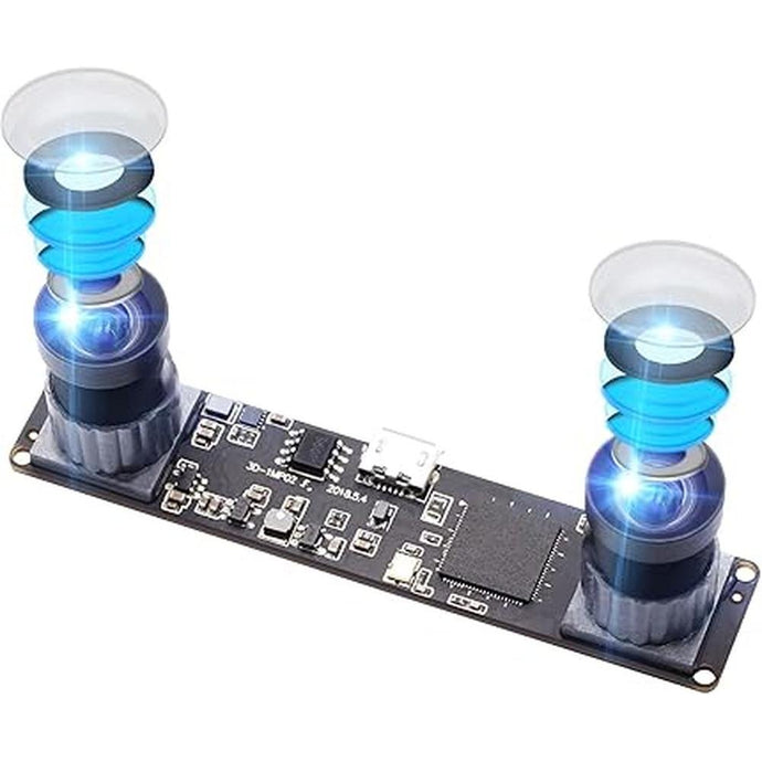 Synchronized Dual Lens Stereo USB Camera - 1.3MP HD 960P 3D VR Webcam with 1/3 CMOS OV9715 Image Sensor for Android, Linux, Windows