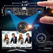 Load image into Gallery viewer, Synchronized Dual Lens Stereo USB Camera - 1.3MP HD 960P 3D VR Webcam with 1/3 CMOS OV9715 Image Sensor for Android, Linux, Windows
