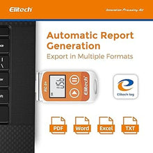 Load image into Gallery viewer, Elitech RC-5+ TE Digital PDF USB Temperature Data Logger Reusable Recorder Refrigerator Thermometer 32000 Points High Accuracy (Extra External Sensor)
