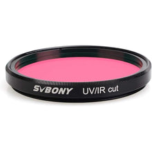 Load image into Gallery viewer, SVBONY Telescope Filter UV IR Cut Block Filter Infra Red Filter CCD Camera for Astrophotography Telescope UV Filter 2 inch Threads for DSLR Camera
