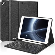 Load image into Gallery viewer, MMK for iPad Keyboard Case for 10.2&quot; 9th/8th/7th Generation 2021/2020/2019, Detachable Wireless BT Keyboard with Magnetic Protective Cover with Pencil Holder for iPad Pro 10.5&quot; 2019
