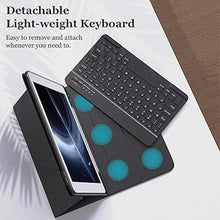 Load image into Gallery viewer, MMK for iPad Keyboard Case for 10.2&quot; 9th/8th/7th Generation 2021/2020/2019, Detachable Wireless BT Keyboard with Magnetic Protective Cover with Pencil Holder for iPad Pro 10.5&quot; 2019
