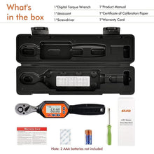 Load image into Gallery viewer, 4th Gen Mini Digital Torque Wrench - 3/8-inch Drive with Buzzer &amp; LED, 1.8-60 Nm (1.33-44.25 ft-lbs), High Precision Electronic Tool for Bike &amp; Car Repairs, Calibrated for Superior Performance
