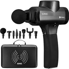 Load image into Gallery viewer, LifePro Massage Gun - Percussion Muscle Massager for Athletes with 8 Massage Heads and 5 Speed Settings - Deep Tissue Back and Muscle Massage Gun for Recovery
