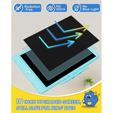 Load image into Gallery viewer, TEKFUN LCD Writing Tablet Doodle Board, 10inch Colorful Drawing Tablet Writing Pad, Kids Travel Essentials, Toddler Toys for 3 4 5 6 7 8 Year Old Girls Boys (Blue)
