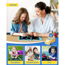 Load image into Gallery viewer, TEKFUN LCD Writing Tablet Doodle Board, 10inch Colorful Drawing Tablet Writing Pad, Kids Travel Essentials, Toddler Toys for 3 4 5 6 7 8 Year Old Girls Boys (Blue)
