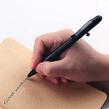 Load image into Gallery viewer, SMOOTHERPRO Bolt Action Pen Compatible with Pilot G2 Refill Durable Stainless Steel Clip for EDC Use Signature in Office School Color Black (TG205)
