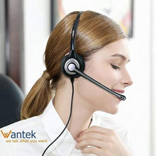 Load image into Gallery viewer, Cell Phone Headset with Microphone Noise Cancelling &amp; Call Controls, 3.5mm Computer Headphones for Samsung PC Business Skype Softphone Call Center Office, Clear Chat, Ultra Comfort
