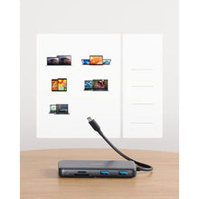 Load image into Gallery viewer, Anker 555 USB-C Hub (8-in-1), with 85W Power Delivery, 4K 60Hz HDMI Port, 10Gbps USB C and 2 A Data Ports, Ethernet microSD SD Card Reader, for MacBook Pro More
