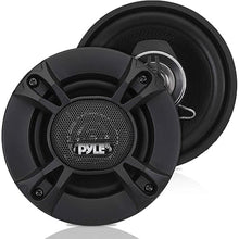 Load image into Gallery viewer, Pyle 2-Way Universal Car Stereo Speakers - 240W 4&quot; Coaxial Loud Pro Audio Car Speaker Universal OEM Quick Replacement Component Speaker Vehicle Door/Side Panel Mount Compatible PL412BK (Pair), Black
