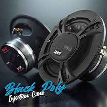 Load image into Gallery viewer, Pyle 2-Way Universal Car Stereo Speakers - 240W 4&quot; Coaxial Loud Pro Audio Car Speaker Universal OEM Quick Replacement Component Speaker Vehicle Door/Side Panel Mount Compatible PL412BK (Pair), Black
