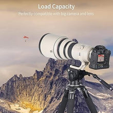 Load image into Gallery viewer, Heavy Duty Tripod Fluid Head-INNOREL F80 Drag Pan Cameras Video Fluid Head with 1/4 and 3/8 in Screws Sliding Plate CNC Professional Panoramic Max Load 24.5lb/12kg for DSLR Camcorders Shooting Film
