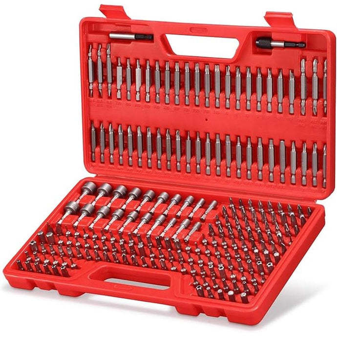 214-Piece Screwdriver Bit Set S2 Steel Drill bit set Power Bit Set with Security Bits