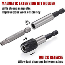 Load image into Gallery viewer, 214-Piece Screwdriver Bit Set S2 Steel Drill bit set Power Bit Set with Security Bits

