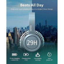 Load image into Gallery viewer, PHILIPS H4205 Wireless Headphone,On-Ear Bluetooth Headphone with BASS Boost,Quality Sound,32mm Drivers,29-Hour Battery Life,Fast Charging,Lightweight,Adjustable Cushioned Headband,Soft Ear Cups,Blue
