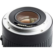 Load image into Gallery viewer, VILTROX Auto Focus 2X Teleconverter Extender Converter for Canon EF Mount Super Telephoto Lens 135mm f/2L,200mm,300mm,400mm,600mm,70-200mm,100-400mm and DSLR Camera 5DII 80D 760D 7D,Black
