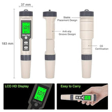 Load image into Gallery viewer, Digital Salinity Tester for Salt Water - Waterproof IP67 Salinity Meter with ATC Large Range 0-200ppt Saltwater Tester for Seawater, Aquariums, Marine Monitoring, and Koi Fish Pond by ORAPXI
