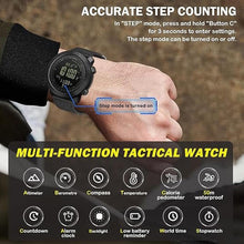 Load image into Gallery viewer, Mens Outdoor Sport Tactical Survival Watches Hiking Digital Wrist Watch Waterproof Swimming Military Army Altimeter Barometer Compass Watches
