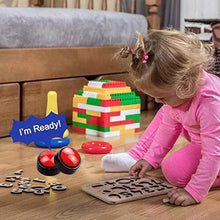 Load image into Gallery viewer, Recordable Talking Button 30 Seconds Record Button Easy Button Answer Buzzers Custom Sound Button for Communication Study Office Home Game Gift(Batteries Included)
