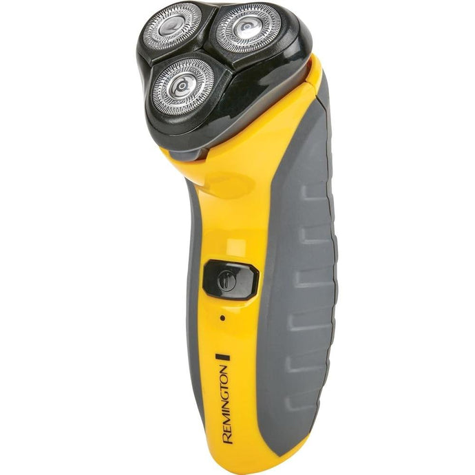 Remington Virtually Indestructible Rotary Shaver 5100, Electric Razor for Men, 100% Waterproof Design, Yellow