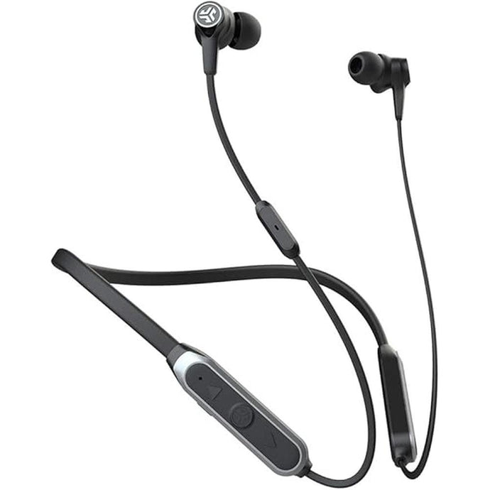 JLab Epic ANC Earbuds, Active Noise Canceling, Be Aware Audio, Bluetooth 5, 25+ Hour Battery Life, IP54 Sweat Resistant, Universal Music Control, Bluetooth Headphones, Black