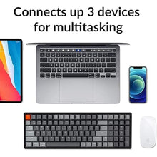 Load image into Gallery viewer, Keychron K4 Wireless Bluetooth/USB Wired Gaming Mechanical Keyboard, Compact 100 Keys RGB LED Backlit Gateron Brown Switch N-Key Rollover, Aluminum Frame for Mac Windows, Version 2
